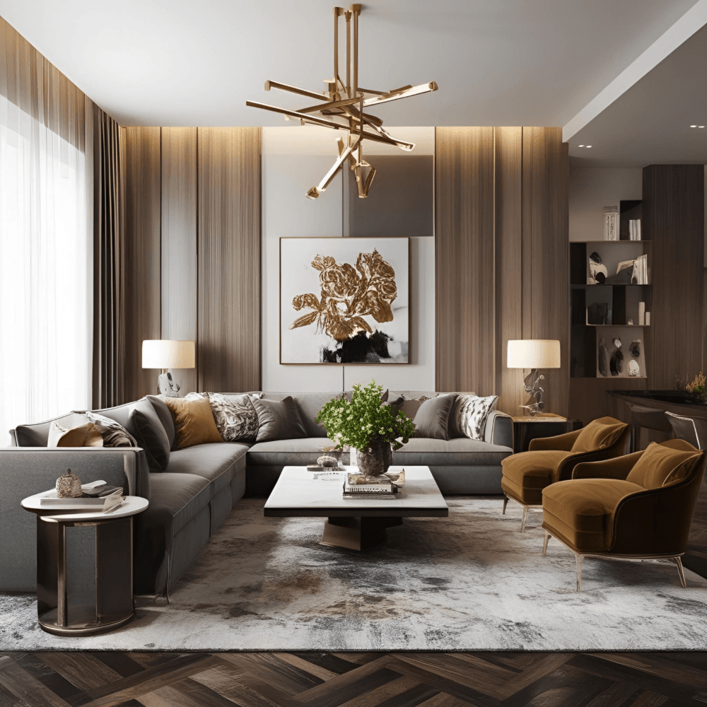 Interior staging background